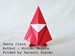origami Santa Claus Author : Noriko Nagata, Folded by Tatsuto Suzuki